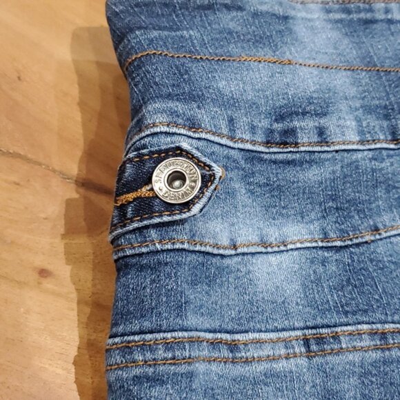 Vintage Y2K Retro High Rise Overall Shorts Adjustable straps - Picture 7 of 15